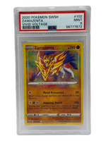 2020 Pokémon Vivid Voltage Zamazenta Amazing Rare 102/185 PSA 9 MINT - Image 1