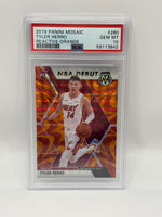 2019 Panini Mosaic Tyler Herro Reactive Orange Rookie Card #280 PSA 10 GEM MINT - Image 3