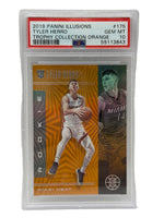 2019 Panini Illusions Tyler Herro Trophy Collection Orange Rookie Card #175 PSA 10 GEM MINT - Image 1