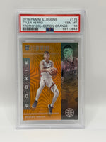 2019 Panini Illusions Tyler Herro Trophy Collection Orange Rookie Card #175 PSA 10 GEM MINT - Image 3
