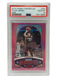 2019 Panini Chronicles Tyler Herro 粉色新秀球星卡 #252 PSA 10 宝石级完美品相