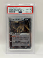2005 Pokémon Unseen Forces Rocket's Persian Ex Holo 116/115 PSA 8 NEAR MINT - MINT - Image 3
