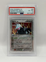 2006 Pokémon Crystal Guardians Aggron Ex Holo 89/100 PSA 6 EX-MT - Image 3