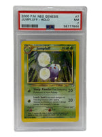 2000 Pokémon Neo Genesis Jumpluff Holo 7/111 PSA 7 NEAR MINT - Image 1