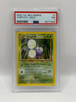 2000 Pokémon Neo Genesis Jumpluff Holo 7/111 PSA 7 NEAR MINT - Image 3