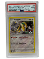 2017 Pokémon League Crismon Invasion Regigigas 2nd Place Reverse Holo 84/111 PSA 9 MINT - Image 1