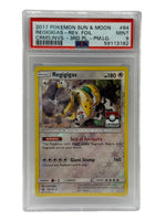 2017 Pokémon League Crismon Invasion Regigigas 3rd Place Reverse Holo 84/111 PSA 9 MINT - Image 1