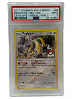 2017 Pokémon League Crismon Invasion Regigigas 4th Place Reverse Holo 84/111 PSA 9 MINT - Image 1