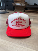 Chrome Hearts King Taco Cross Trucker Hat Red - Image 6