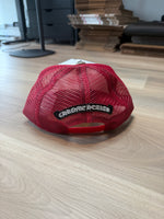 Chrome Hearts King Taco Cross Trucker Hat Red - Image 7