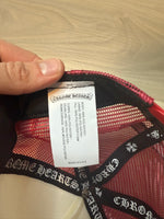 Chrome Hearts King Taco Cross Trucker Hat Red - Image 10