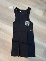 Chrome Hearts Horseshoe Rib Tank Top Black - Image 3