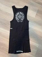 Chrome Hearts Horseshoe Rib Tank Top Black - Image 4