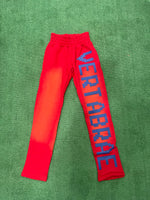 Vertabrae C-2 Sweat Pants Washed (Red & Blue) - Image 6