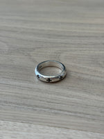 Chrome Hearts Negative Space CH Plus Silver Band Ring (Size 10) - Image 4