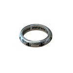 Chrome Hearts Negative Space CH Plus Silver Band Ring (Size 10) - Image 2