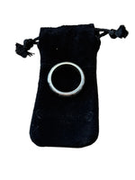 Chrome Hearts Negative Space CH Plus Silver Band Ring (Size 10) - Image 3