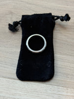 Chrome Hearts Negative Space CH Plus Silver Band Ring (Size 10) - Image 6
