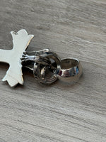 Chrome Hearts Double CH Cross Silver Pendant with Bale - Image 5