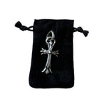 Chrome Hearts Double CH Cross Silver Pendant with Bale - Image 3