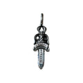 Chrome Hearts Double Dagger Silver Pendant