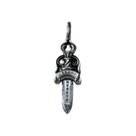 Chrome Hearts Double Dagger Silver Pendant - Image 1