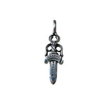 Chrome Hearts Double Dagger Silver Pendant - Image 2