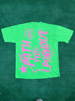 Hellstar Son of G-D T-shirt Neon Green - Image 4