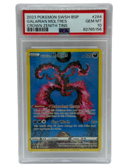 2023 Pokémon Galarian Moltres Crown Zenith Tins BSP SWSH284 PSA 10 GEM MINT