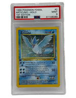 1999 Pokémon Fossil 1st Edition Articuno Holo 2/62 PSA 9 MINT - Image 1