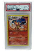 2012年 宝可梦 黑与白 界限交叉 喷火龙 全息闪卡 20/149 PSA 10 宝石级完好