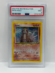 2001 Pokémon Neo Revelation Entei Holo 6/64 PSA 9 MINT