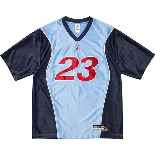 Supreme Jordan Warm Up Jersey Light Blue