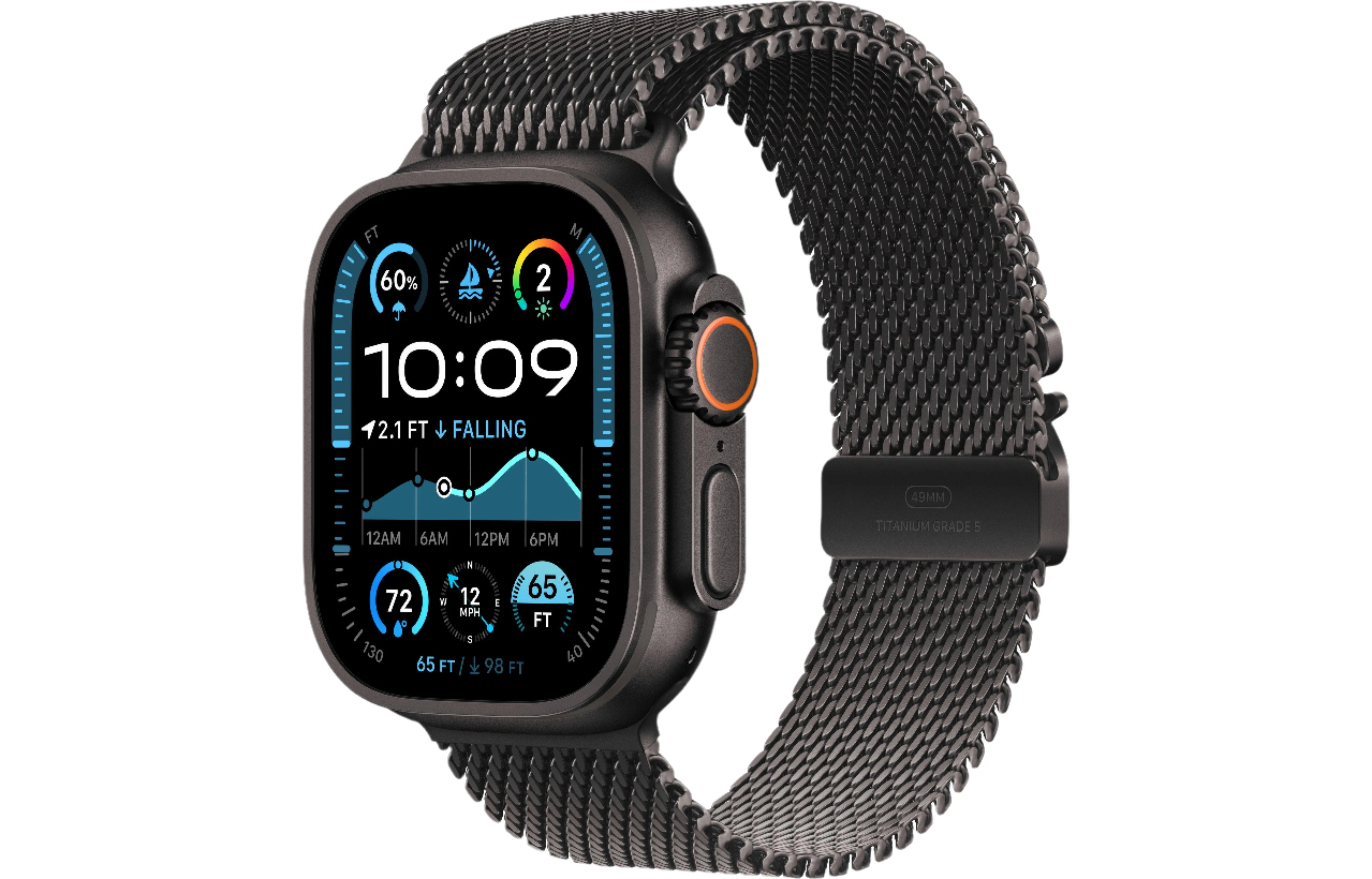 Small 130 Black Titanium Milanese Loop Band zapatillas de running New Balance 10k talla 19.5 Apple Watch Ultra 2 160mm Supra but Sneakers