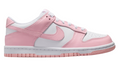 Nike Dunk Low Weiß Mittleres Sanftes Rosa (GS)