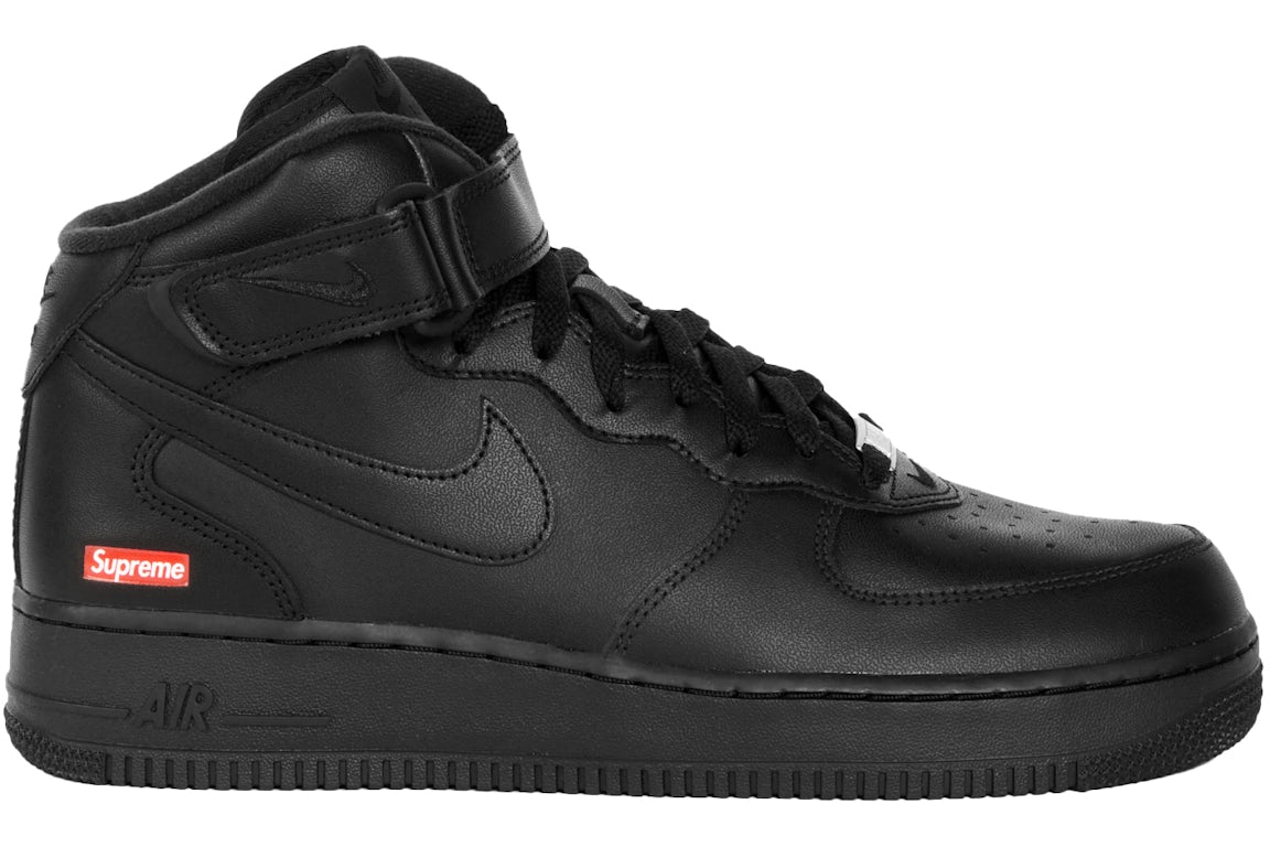 Nike Air Force 1 Mid Supreme Black