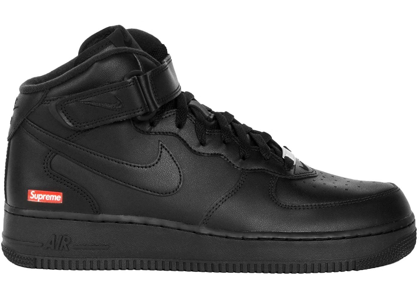 Nike Air Force 1 Mid Supreme Black