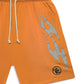 Hellstar Studios Flame Shorts Orange