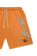 Hellstar Studios Flame Shorts Orange - Image 3