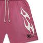 Hellstar Studios Flame Shorts Pink