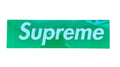 Supreme FW24 Box-Logo-Aufkleber Grün