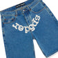 Sp5der OG Logo Denim Short