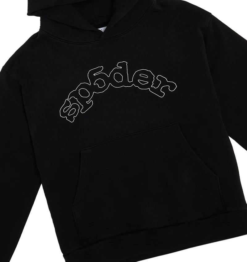 Sp5der OG Logo Hoodie Black