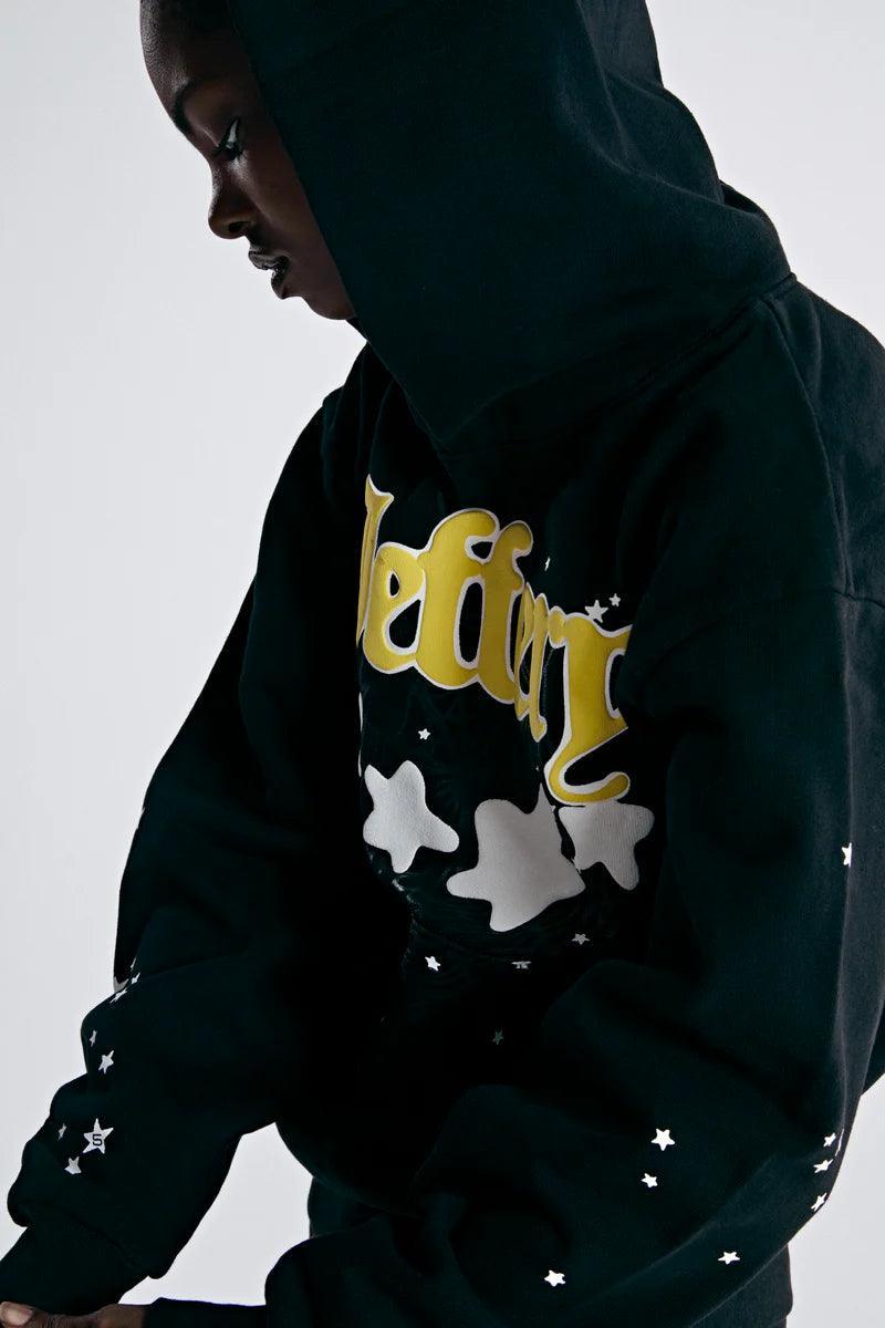 Sp5der Jeffery Hoodie Black