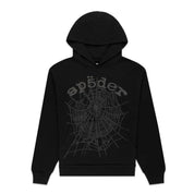 Sp5der Phantom Web Hoodie Black