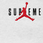 Supreme Jordan Hooded Sweatshirt (FW24) Ash Grey - Image 3