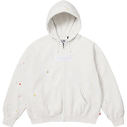 Supreme MM6 Maison Margiela Box Logo Zip Up Hooded Sweatshirt White - IN HAND
