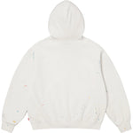 Supreme MM6 Maison Margiela Box Logo Zip Up Hooded Sweatshirt White - Image 2