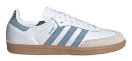 Adidas Samba OG Bianco Alumina Azzurro Cenere (Da Donna)