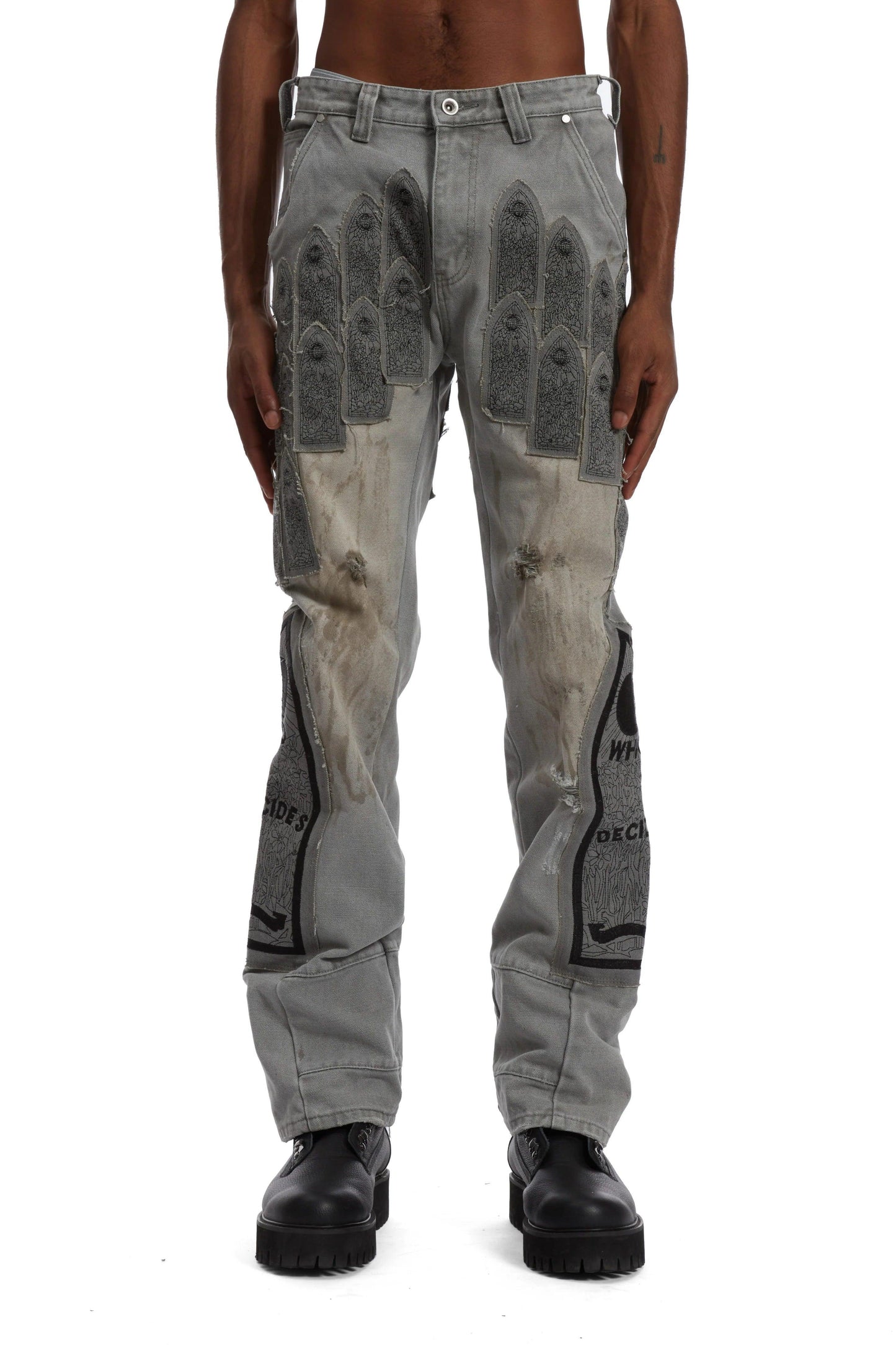 Who Decides War Patched Arch Pant Gray